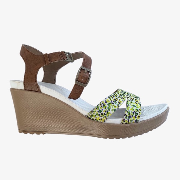 Croc’s Leigh II Ankle Strap Wedge Sandal - Picture 7 of 13